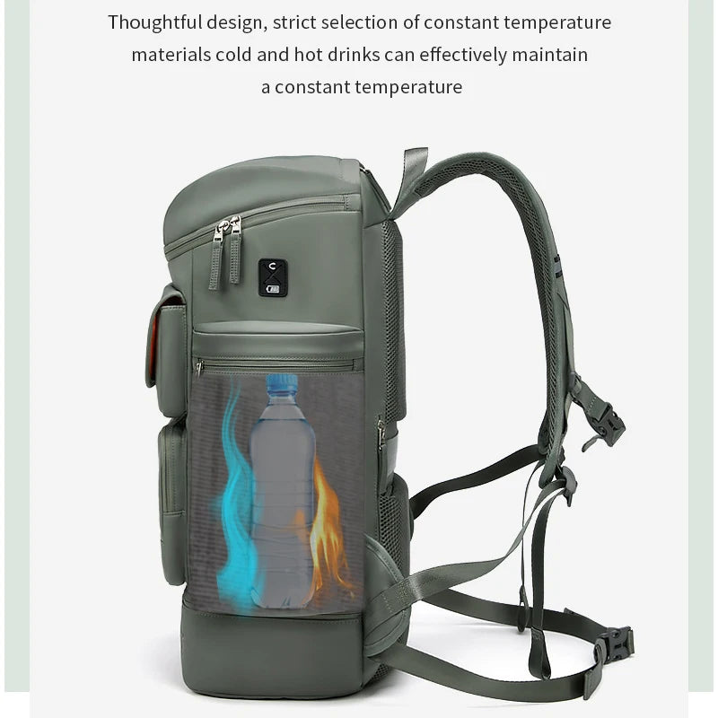 Backpack for Men Backpack Light Weat Multifunctional Thermostatic Side Bag Large Capacity Camping Hikking Back Pack Bags Women
