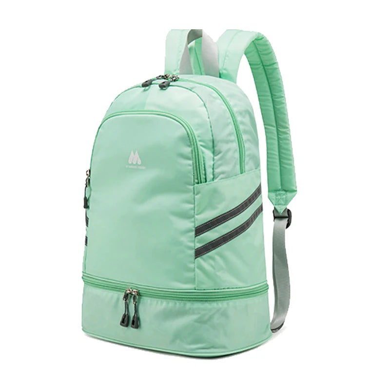 Backpack for Women with Shoes Compartment & Wet Pocket Lightweight Large Travel Hiking Backpacks Waterproof Sports Fitness Bag