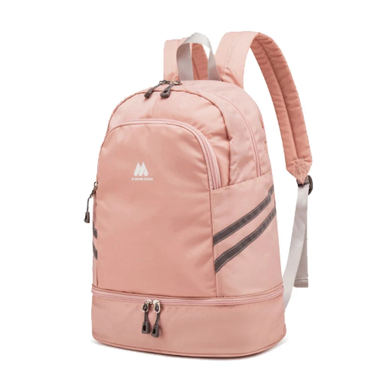 Backpack for Women with Shoes Compartment & Wet Pocket Lightweight Large Travel Hiking Backpacks Waterproof Sports Fitness Bag