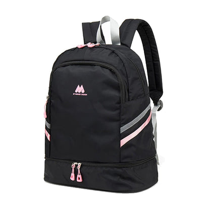 Backpack for Women with Shoes Compartment & Wet Pocket Lightweight Large Travel Hiking Backpacks Waterproof Sports Fitness Bag