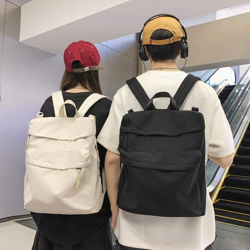 Backpacks College Shoulder Bag Travel For Teenage Girls Nylon Unisex Fashion School Bags Female Student Men Cool 2023 Women