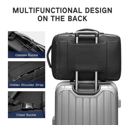 Backpacks Oxford Men Anti Theft 15.6" Laptop Multifunction Large Capacity Waterproof Outdoor Travel Bag Male Business Bags Trend