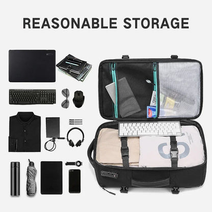 Backpacks Oxford Men Anti Theft 15.6" Laptop Multifunction Large Capacity Waterproof Outdoor Travel Bag Male Business Bags Trend
