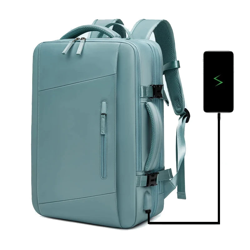 Backpacks Woman Multifinonal Travel High Capacity Bag Expandable Casual Dry and Wet Separation Men's Waterproof Backpack 17 Inch