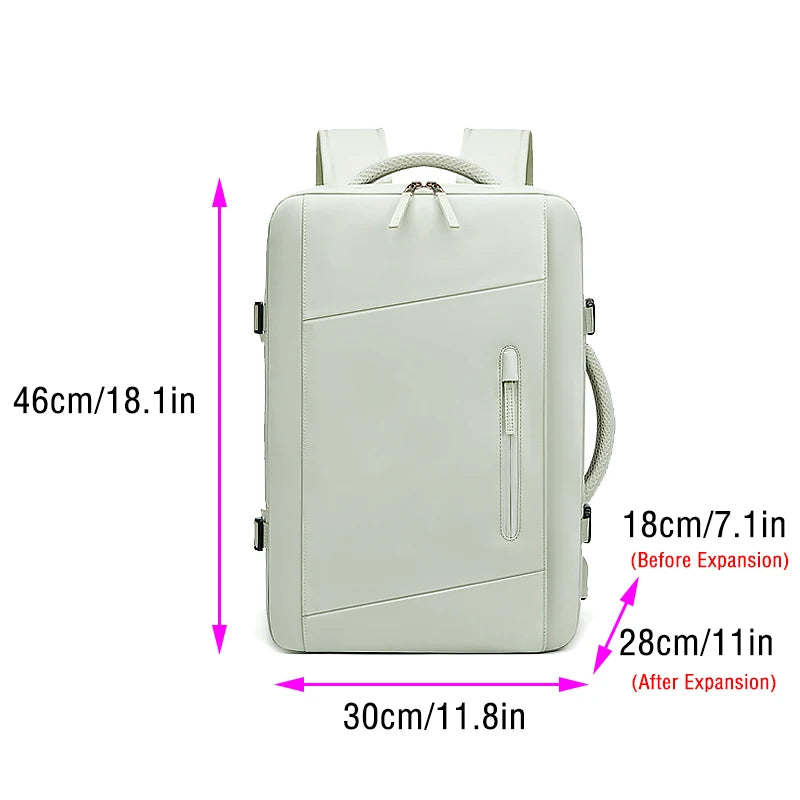 Backpacks Woman Multifinonal Travel High Capacity Bag Expandable Casual Dry and Wet Separation Men's Waterproof Backpack 17 Inch