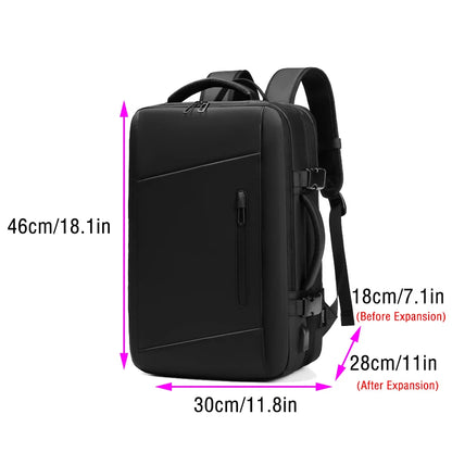 Backpacks Woman Multifinonal Travel High Capacity Bag Expandable Casual Dry and Wet Separation Men's Waterproof Backpack 17 Inch