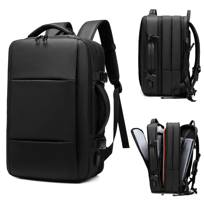 Backpacks with Compartments USB Charger Port Waterproof Travelling Backpack Large Capacity Bags for Women Man 2024 Oxford Bag