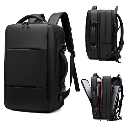 Backpacks with Compartments USB Charger Port Waterproof Travelling Backpack Large Capacity Bags for Women Man 2024 Oxford Bag