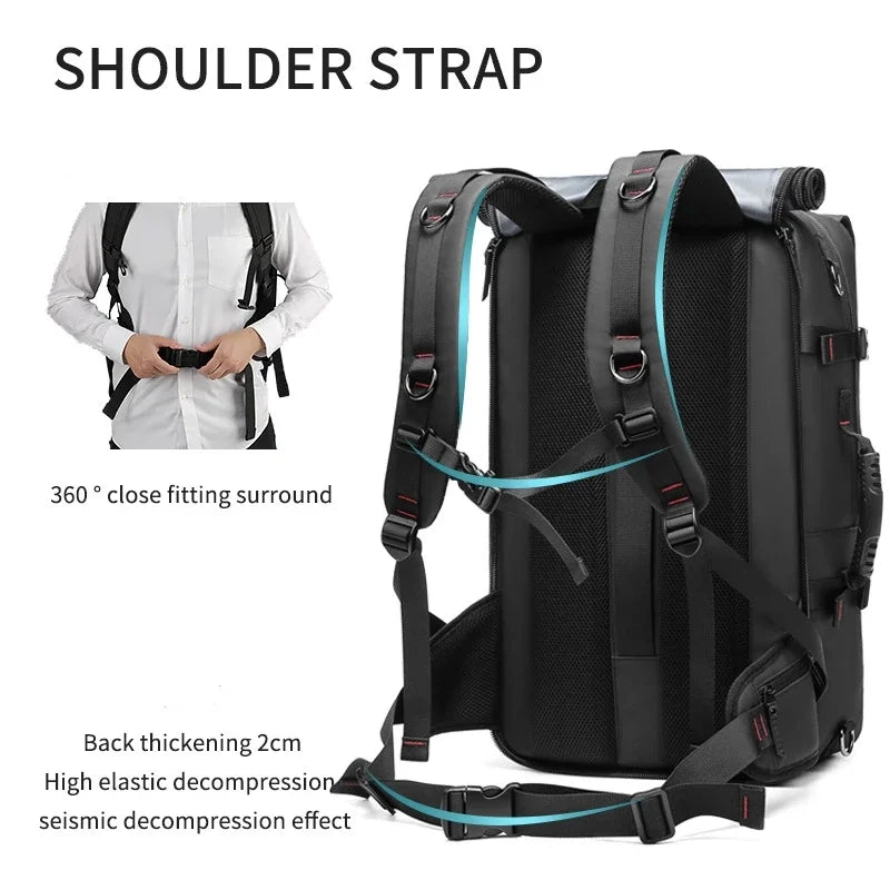 Backpacks with Laptop Pocket Outdoor Mountaineering Large Capacity Travel Bags Burglar Proof School Bag Business Backpack Man