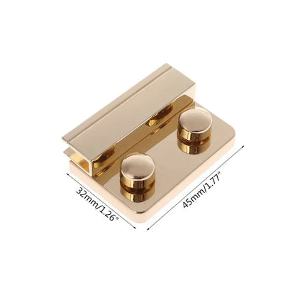 Bag Buckles Women Handbag Making Metal Push Lock Briefcase Lock Hardware Accesso