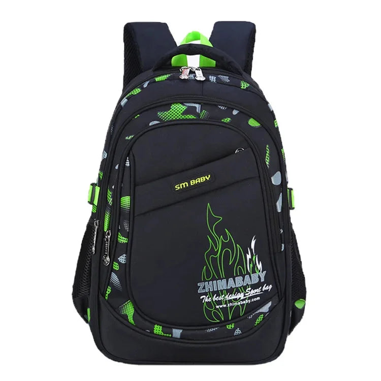 Bag Children Casual Backpacks Nylon Large Size Student Bags 7-14 Years Waterproof Boy School Backpack Kids Knapsack