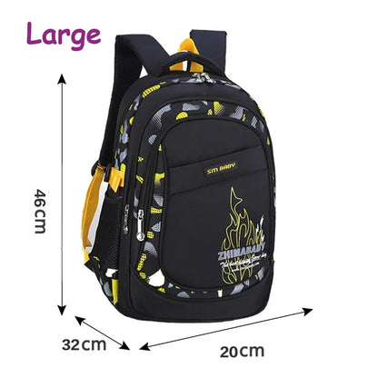 Bag Children Casual Backpacks Nylon Large Size Student Bags 7-14 Years Waterproof Boy School Backpack Kids Knapsack