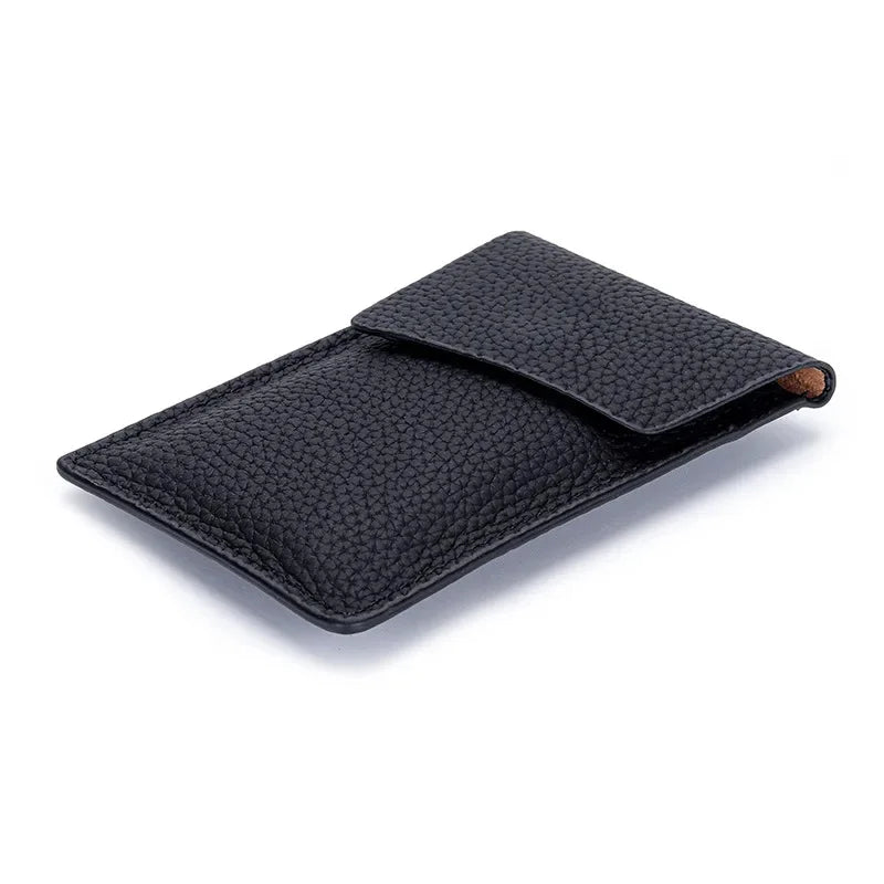 Bag Men's and Women's Leather One-piece Compact Ultra-thin Mini New Ins Niche Design Pull Type Card Set Coin Purse Fashion