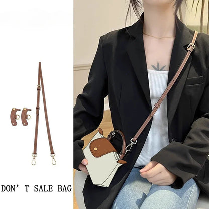 Bag Strap for Longchamp Mini Bag Shoulder Strap Microfiber Modification Without Punching Bags Crossbody Bags  Strap