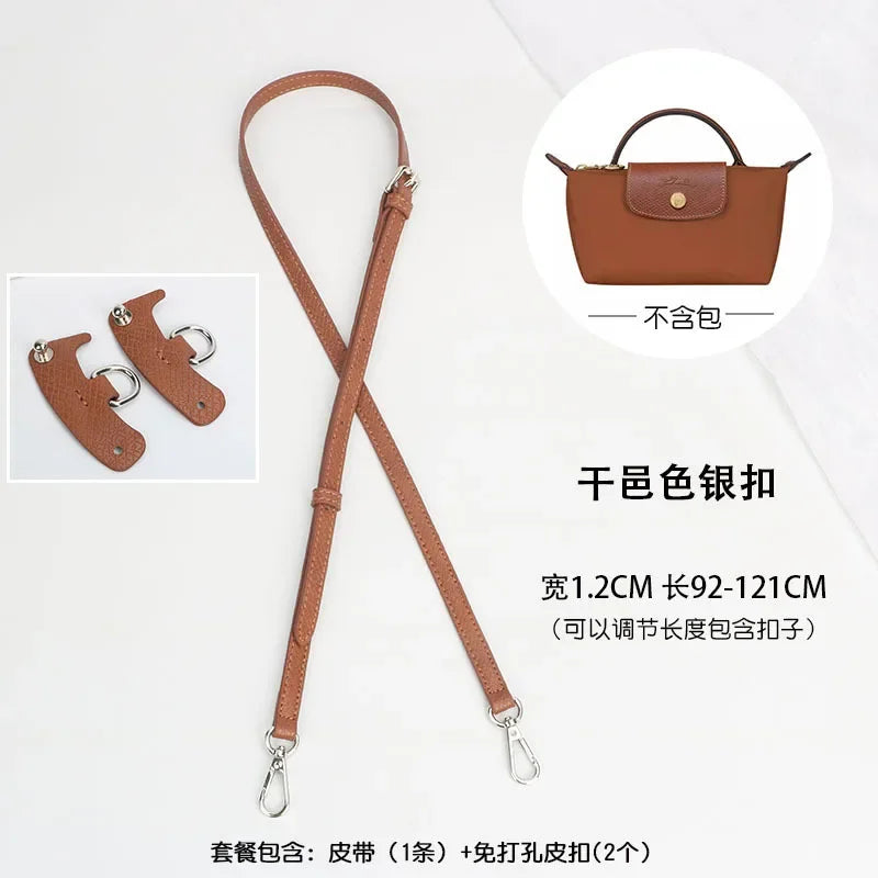 Bag Strap for Longchamp Mini Bag Shoulder Strap Microfiber Modification Without Punching Bags Crossbody Bags  Strap
