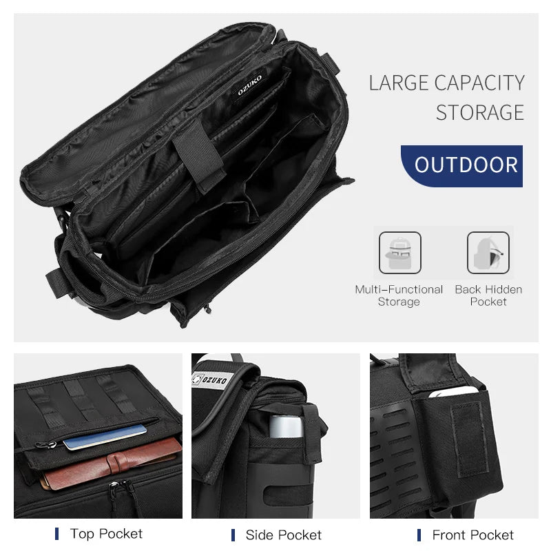Bag cross bagCrossbody Bag Travel Handbag Student Schoolbag Laptop Computer Messenger Storage Leisure Pack High Capacity