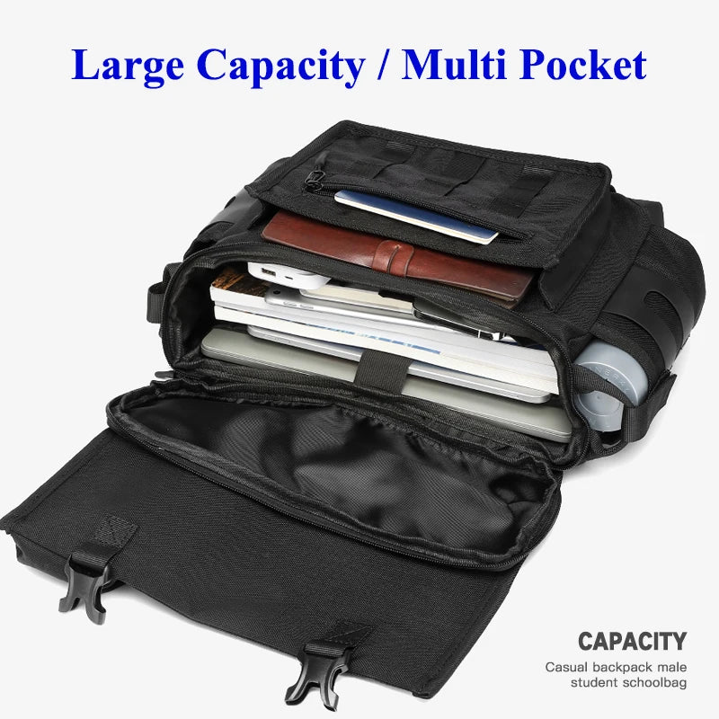 Bag cross bagCrossbody Bag Travel Handbag Student Schoolbag Laptop Computer Messenger Storage Leisure Pack High Capacity