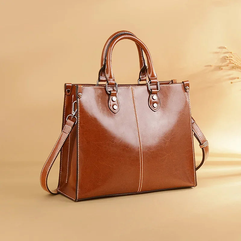 Bag for Women 2024 Spring New Women's Bags Shoulder Cowhide Crossbody Bags Casual Bag Genuine Leather Handbags Luxury Handbags