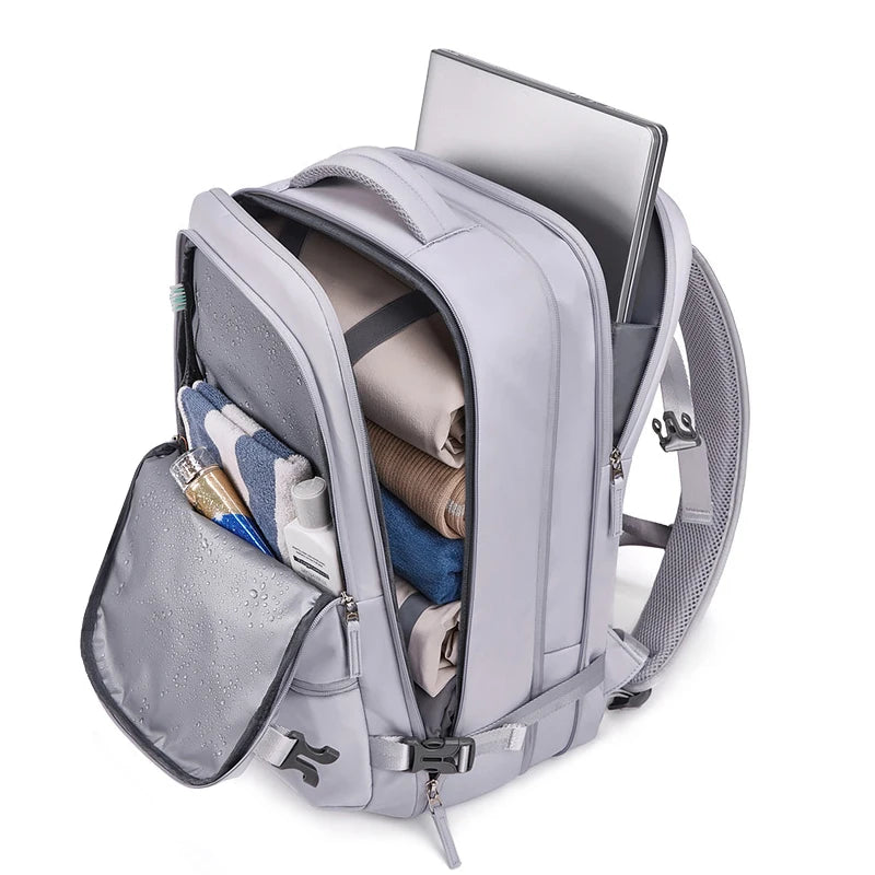 Bag for Women Man Travel Backpack Teenage Girl Expanded Business Laptop with Dry Wet Bags 16inch Waterproof School Back Pack