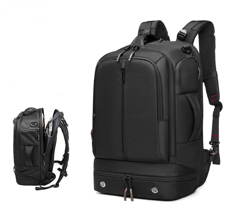Bag with Zipper Laptop Backpack Multi-Function Business Fashion Backpacks Sport Travel Rucksack School Bags Pack for Male Female