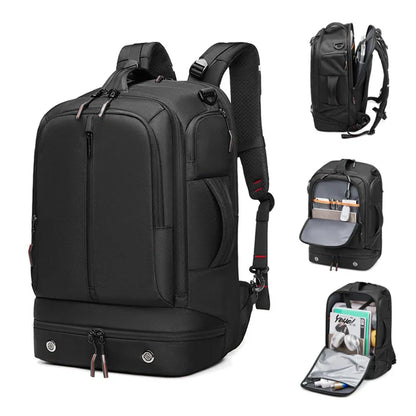 Bag with Zipper Laptop Backpack Multi-Function Business Fashion Backpacks Sport Travel Rucksack School Bags Pack for Male Female