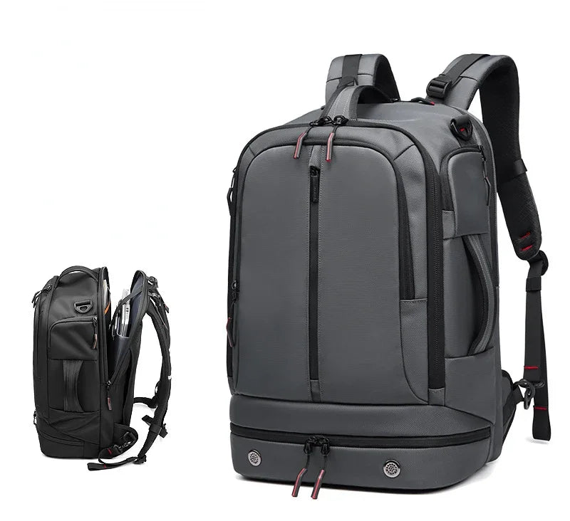 Bag with Zipper Laptop Backpack Multi-Function Business Fashion Backpacks Sport Travel Rucksack School Bags Pack for Male Female