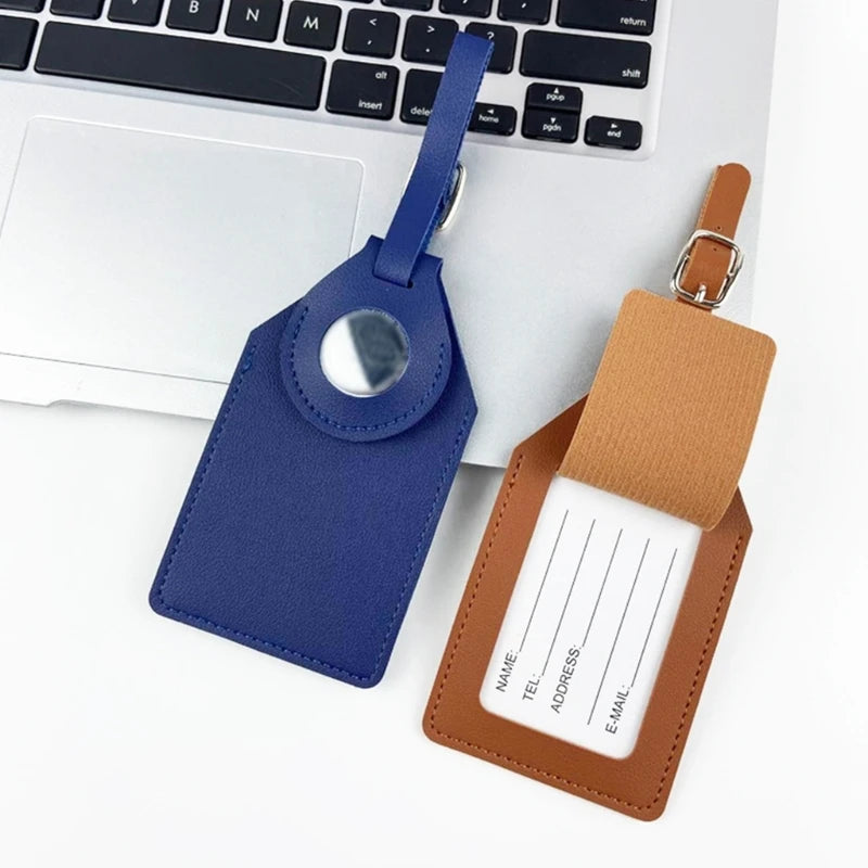 Baggage Backpack Tags Suitcase Identifier Luggage Tags with Name Address Card