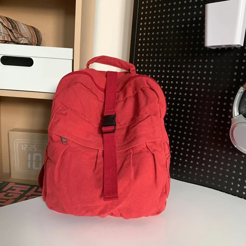 Bagpack For Women Small  Female Bags Canvas Casual Backpacks For Women Bag For Girls