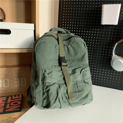 Bagpack For Women Small  Female Bags Canvas Casual Backpacks For Women Bag For Girls