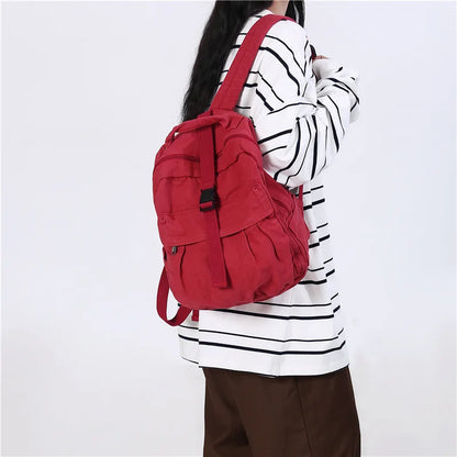 Bagpack For Women Small  Female Bags Canvas Casual Backpacks For Women Bag For Girls