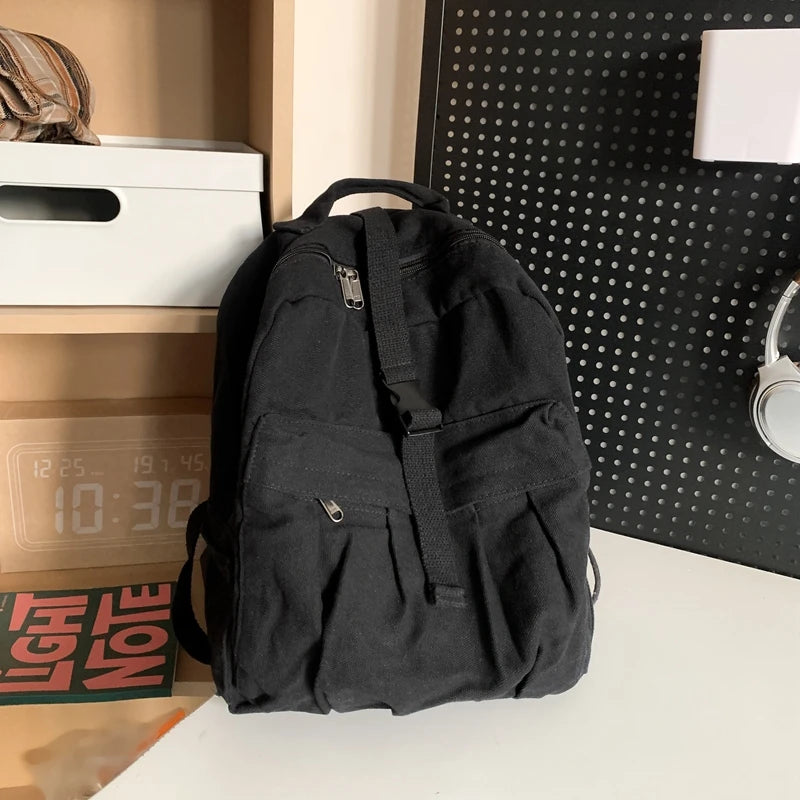 Bagpack For Women Small  Female Bags Canvas Casual Backpacks For Women Bag For Girls