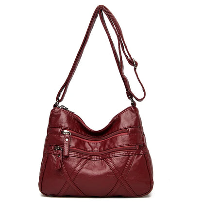 Bags For Women 2024 New Luxury Handbags Many Pocket Big Crossbody Bags Pu Leather High-Capacity Women Bags Designer Handbags
