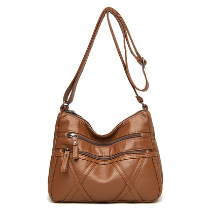 Bags For Women 2024 New Luxury Handbags Many Pocket Big Crossbody Bags Pu Leather High-Capacity Women Bags Designer Handbags