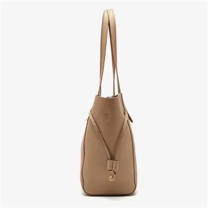 Bags For Women Shoulder Bag Luxury High Quality Tote 2024 Genuine Leather High Capacity Messenger Solid Color Women's Handbag