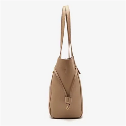 Bags For Women Shoulder Bag Luxury High Quality Tote 2024 Genuine Leather High Capacity Messenger Solid Color Women's Handbag