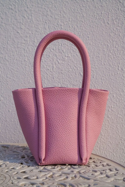 Bags for Woman 2024 New Korean Minority Cowhide Bucket Bag One Shoulder Crossbody Portable Versatile Mini Handbags Purses Female