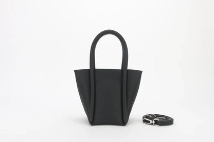 Bags for Woman 2024 New Korean Minority Cowhide Bucket Bag One Shoulder Crossbody Portable Versatile Mini Handbags Purses Female