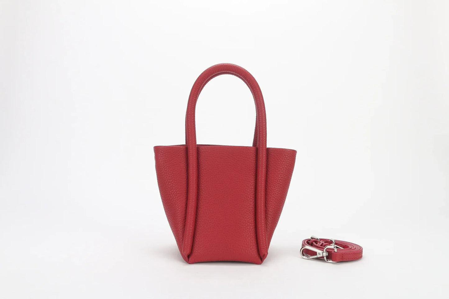 Bags for Woman 2024 New Korean Minority Cowhide Bucket Bag One Shoulder Crossbody Portable Versatile Mini Handbags Purses Female
