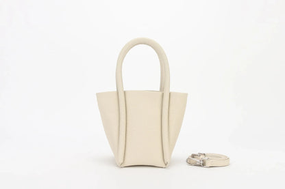 Bags for Woman 2024 New Korean Minority Cowhide Bucket Bag One Shoulder Crossbody Portable Versatile Mini Handbags Purses Female