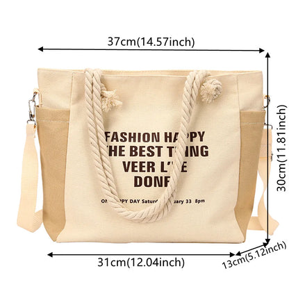 Bags for Women 2023 New Women Canvas handbags Messenger Bag Lady Retro Casual Small Fresh Shoulder Bag