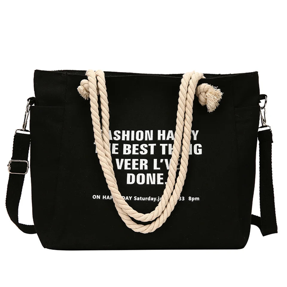 Bags for Women 2023 New Women Canvas handbags Messenger Bag Lady Retro Casual Small Fresh Shoulder Bag