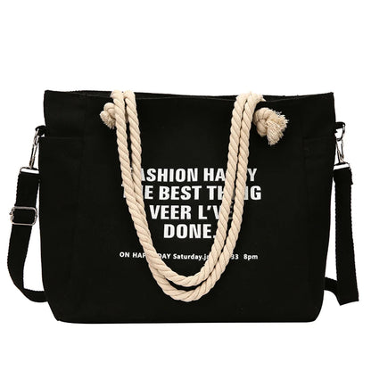 Bags for Women 2023 New Women Canvas handbags Messenger Bag Lady Retro Casual Small Fresh Shoulder Bag