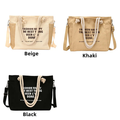 Bags for Women 2023 New Women Canvas handbags Messenger Bag Lady Retro Casual Small Fresh Shoulder Bag