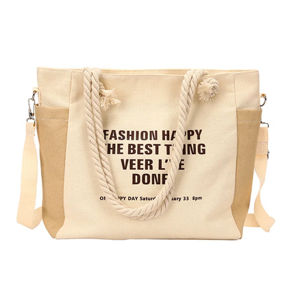 Bags for Women 2023 New Women Canvas handbags Messenger Bag Lady Retro Casual Small Fresh Shoulder Bag