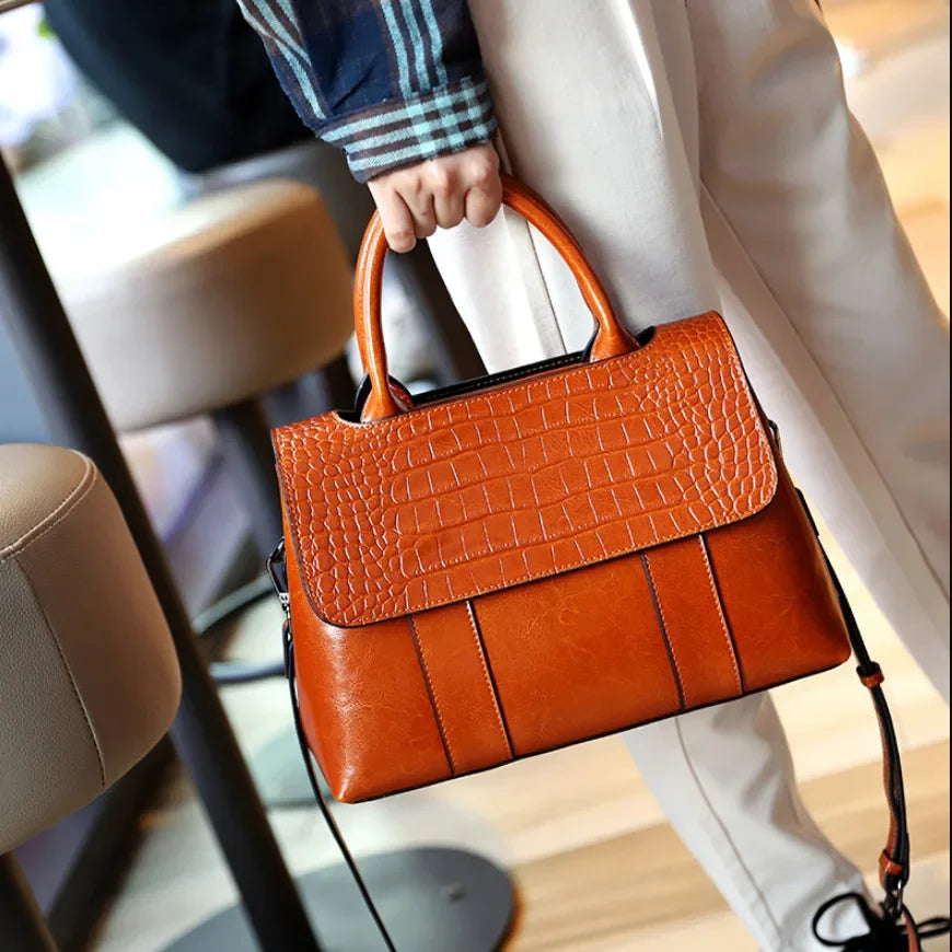 Bags for Women 2024 New Casual Large Capacity Genuine Leather Crossbody Handbag Crossbody Bag  Luxury Bag Hand Bags