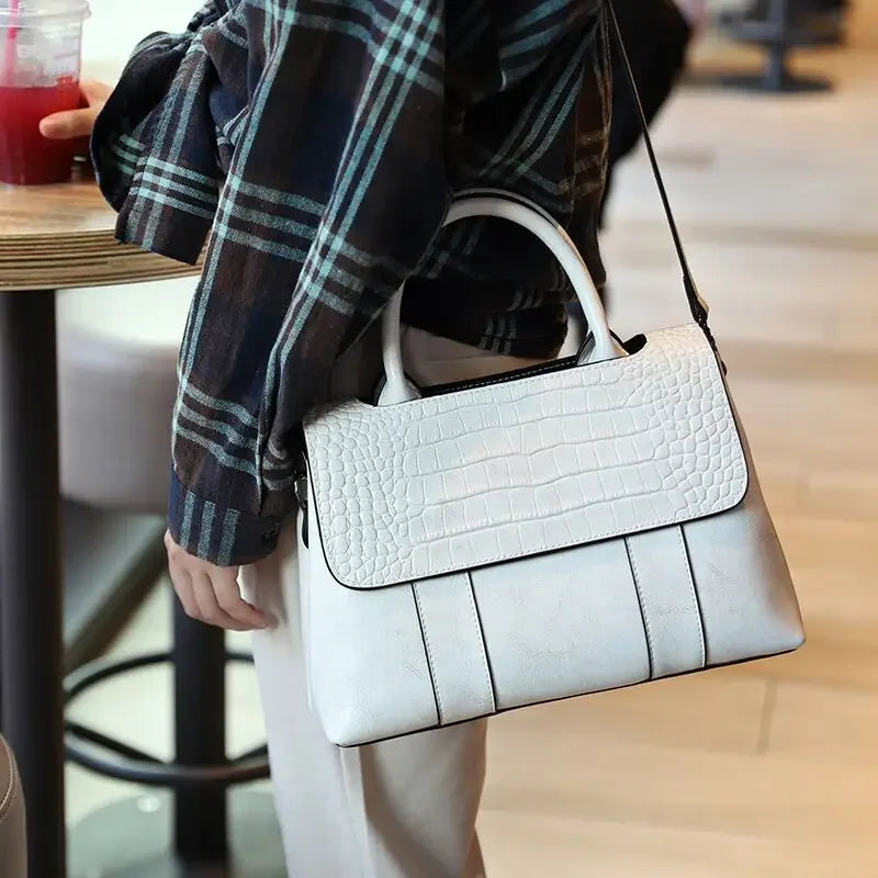 Bags for Women 2024 New Casual Large Capacity Genuine Leather Crossbody Handbag Crossbody Bag  Luxury Bag Hand Bags