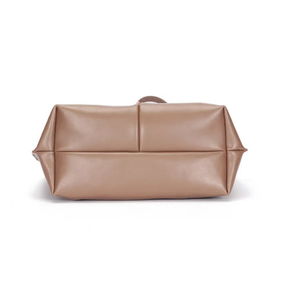 Bags for Women 2024 New Genuine Leather Fashion Bucket Bag Simple Large Capacity Tote Bag Shoulder Bag Luxury Designer Handbag