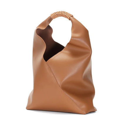 Bags for Women, Versatile Genuine Leather, High-end Armpit Bag, Fashionable Portable Shoulder Bag, Large Capacity Niche Tote Bag