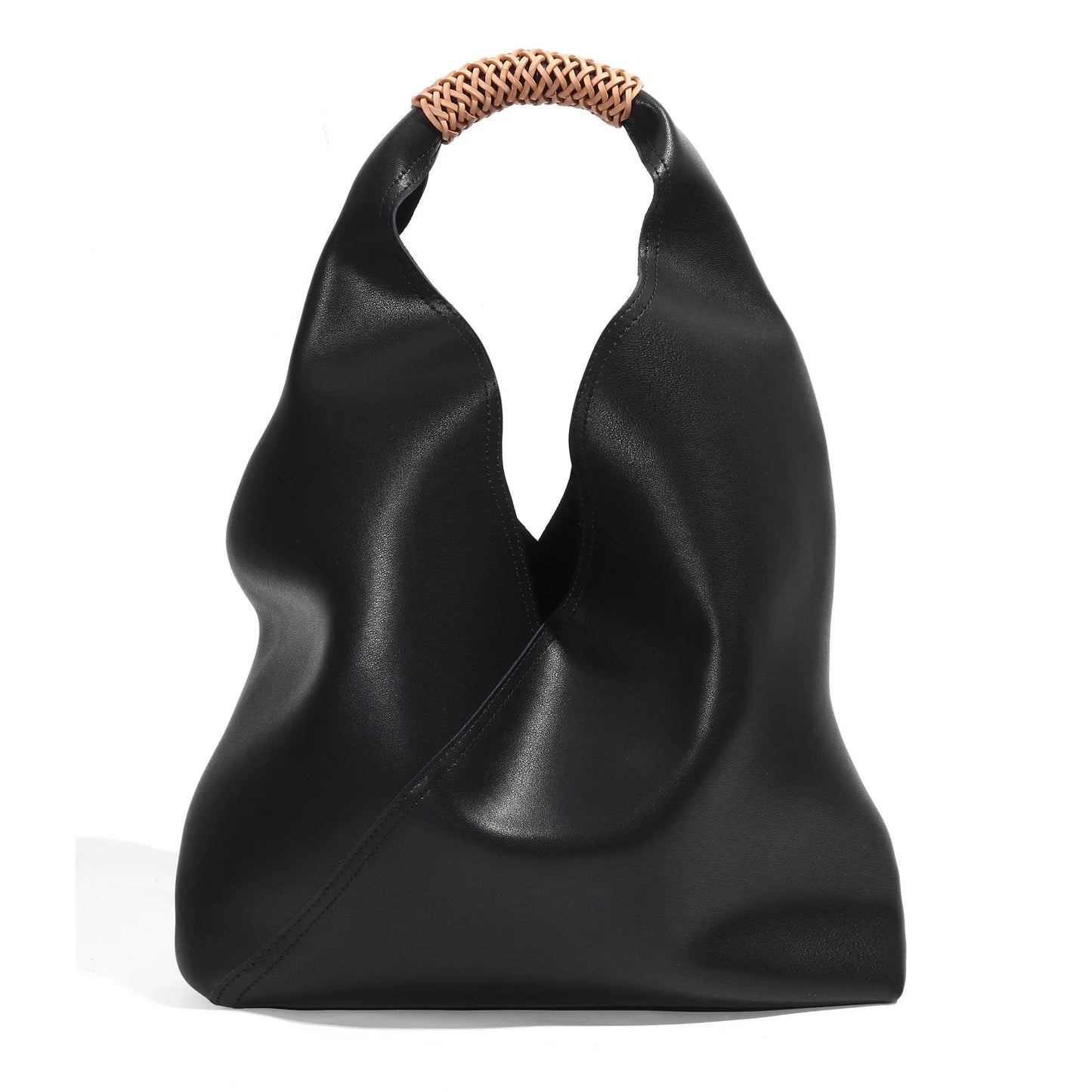 Bags for Women, Versatile Genuine Leather, High-end Armpit Bag, Fashionable Portable Shoulder Bag, Large Capacity Niche Tote Bag
