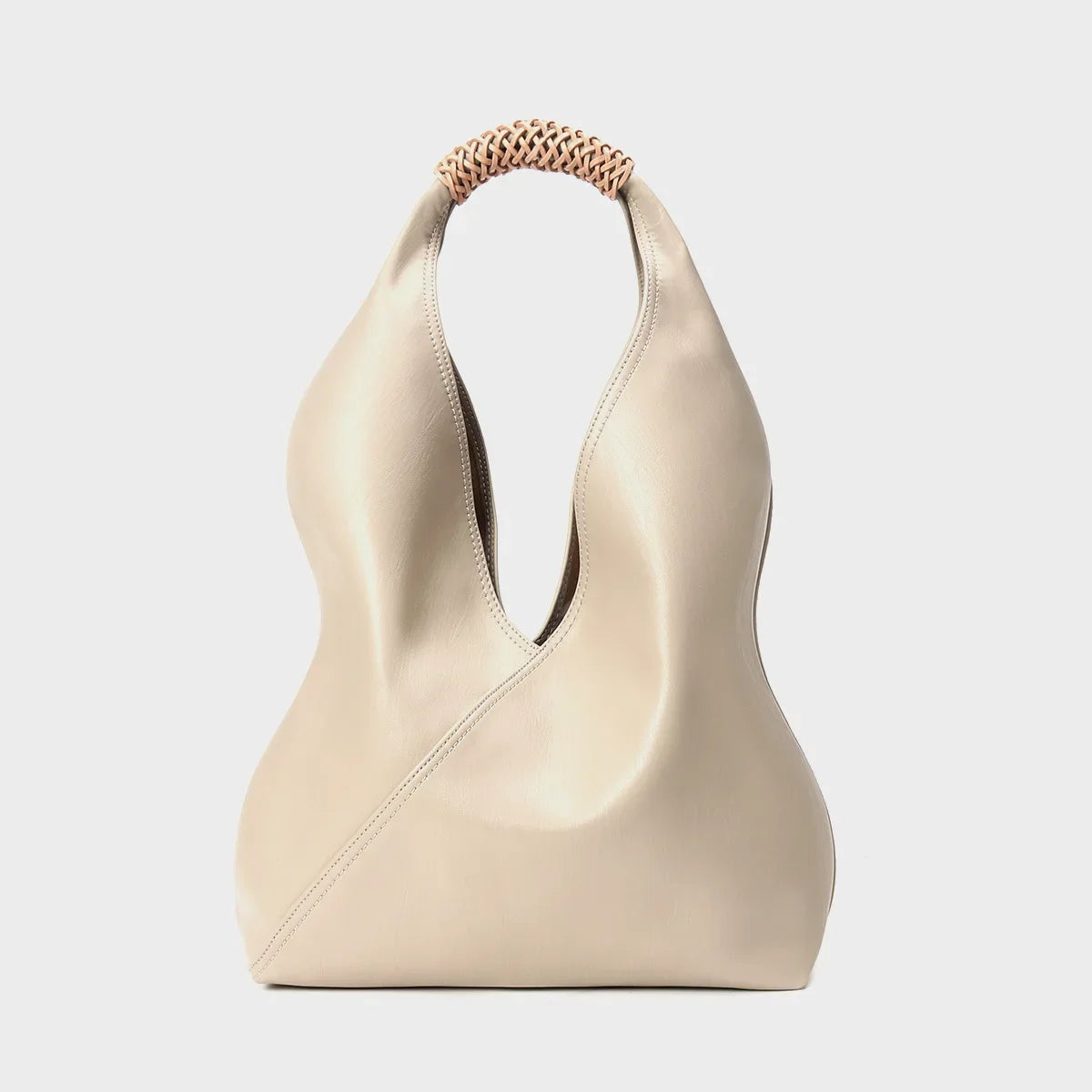 Bags for Women, Versatile Genuine Leather, High-end Armpit Bag, Fashionable Portable Shoulder Bag, Large Capacity Niche Tote Bag